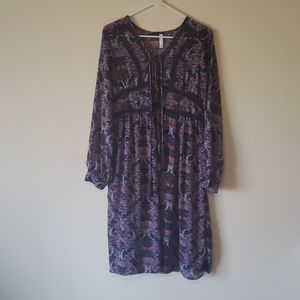 Purple Floral Xhilaration Dress